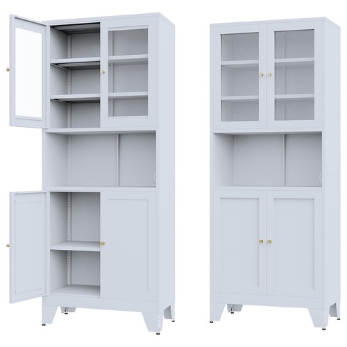 Metal kitchen pantry - 69''h,
