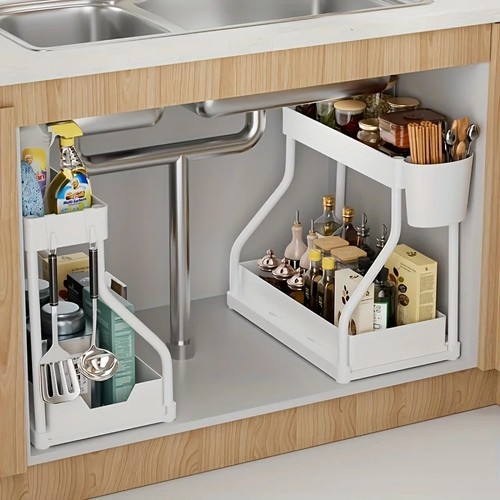 Tier under sink organizer - under,