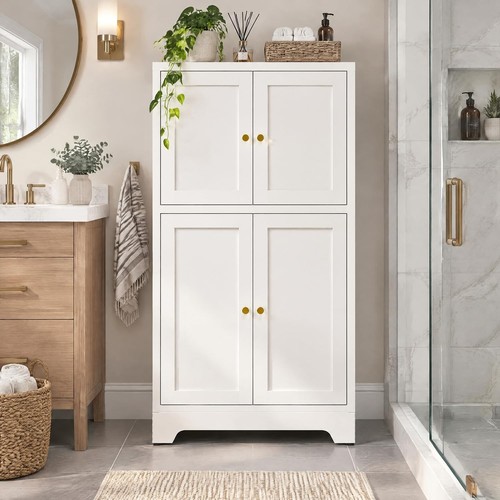 White storage cabinet - white,