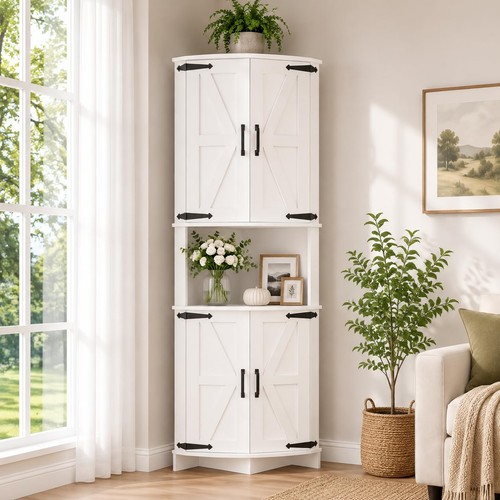 Tall corner cabinet - 🍂65",